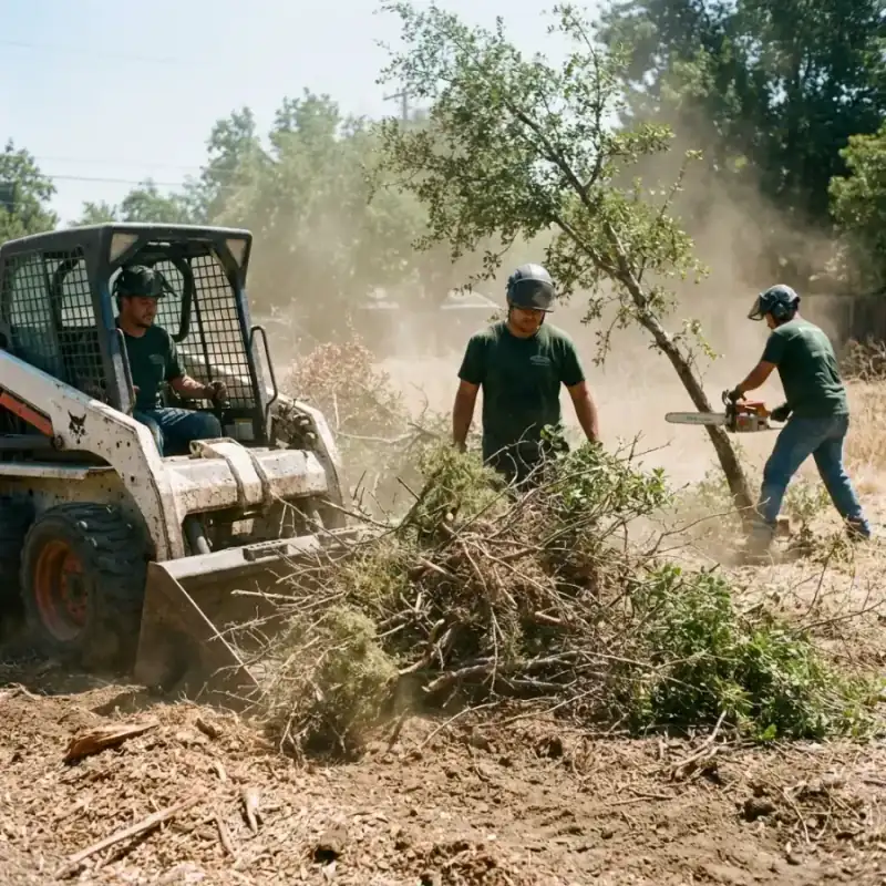 Riverside land clearing